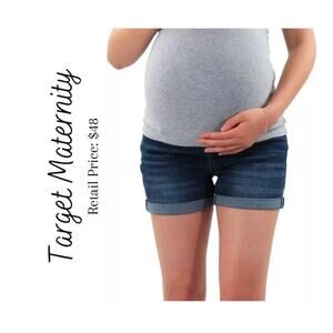 Target Maternity Denim Shorts